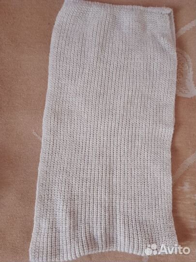 Зимний комплект - шапка, варежки, снуд