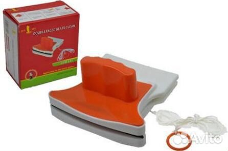 Магнитная щетка для мытья окон