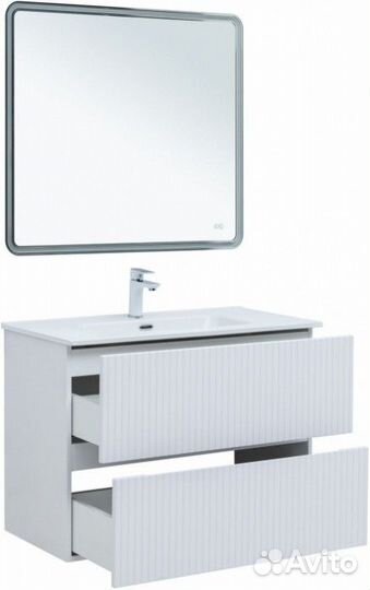 Мебель для ванной Aquanet Джейн 90 Flat белая