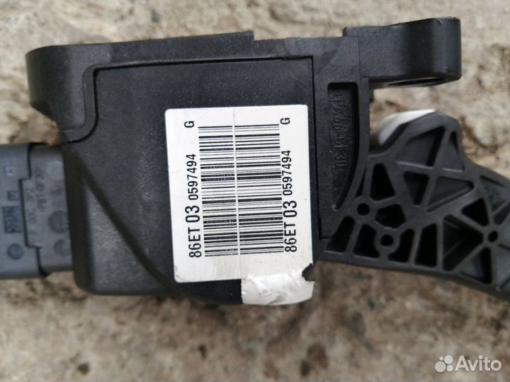 Педаль Газа Пежо 308 1.6т. EP6 Евро 5 2012 год