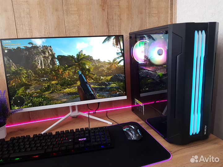 Мощный Игровой пк Intel 10/20 ядер/16gb/RX 580 8gb