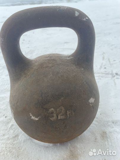 Гиря 32 кг бу