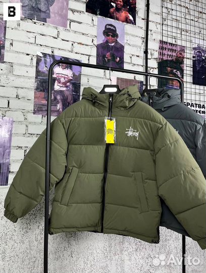 Пуховик зимний Stussy