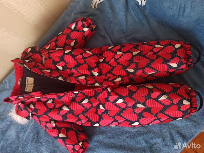 Зимний комбинезон для девочки Kerry рост 92