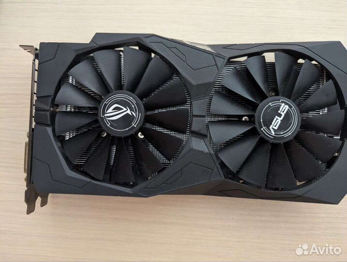 Видеокарта asus GeForce GTX 1050 Ti strix OC 4 GB