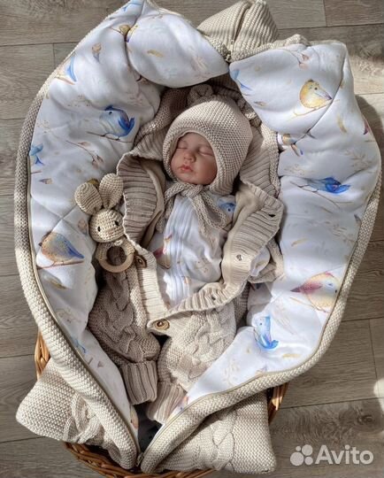 Конверт одеяло на выписку осень-зима 62