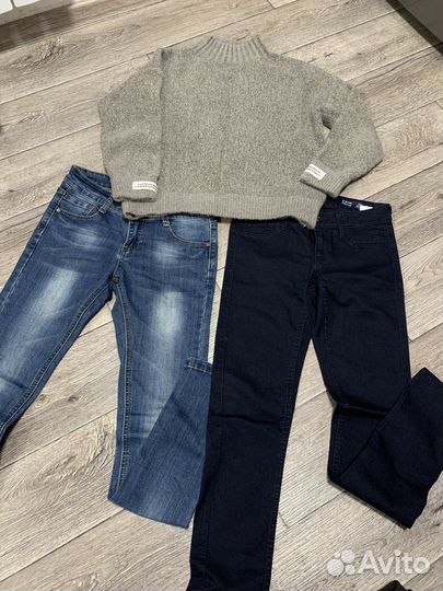 Джинсы и Свитер