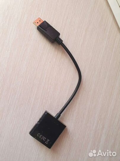 Переходник displayport vga