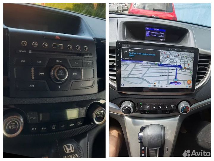 Магнитола Honda CRV 4 Android IPS DSP