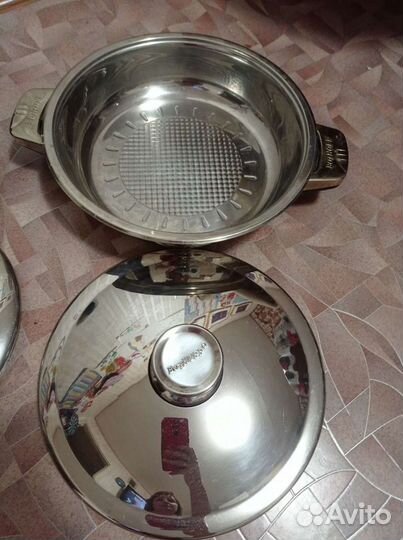 Zepter кастрюля пароварка и сковорода berghoff