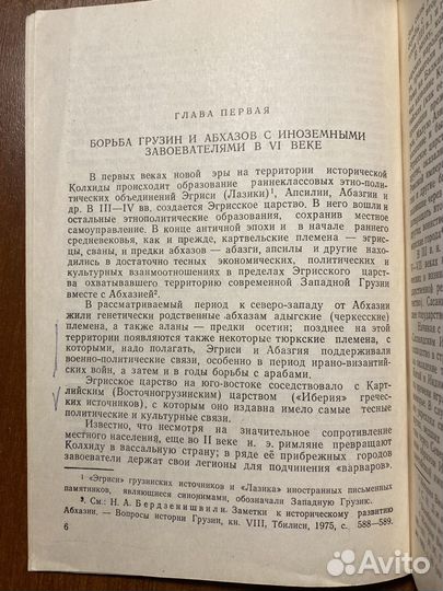 Из истории совместной борьбы грузин и абхазов