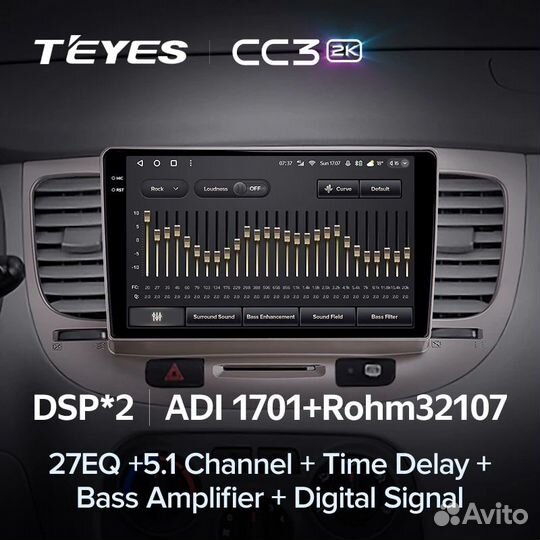 Магнитола Teyes Qled 4G Wifi 2/32 на Kia Rio 2