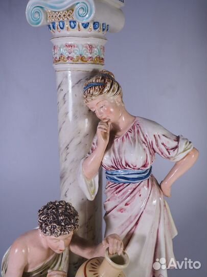 Статуэтка «Гончар и девушка». Фарфор. Европа