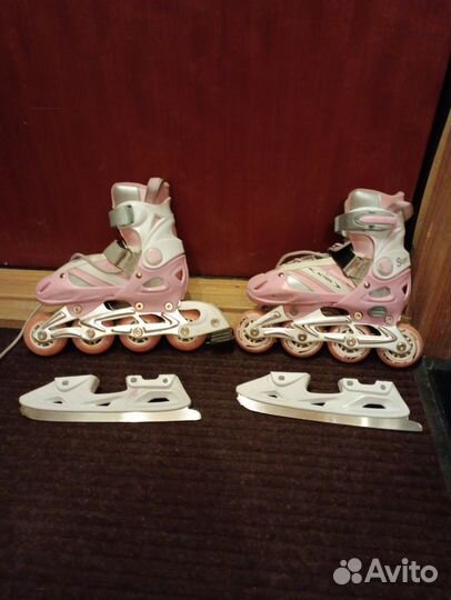 Роликовые коньки детские раздвижные