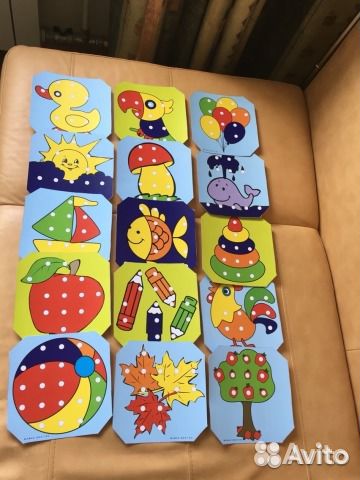 Шаблоны-трафареты к мозайке Plan toys