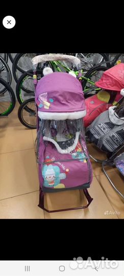 Санки коляска