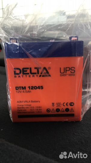 Аккумулятор 12V 4.5Ah Delta UPS series