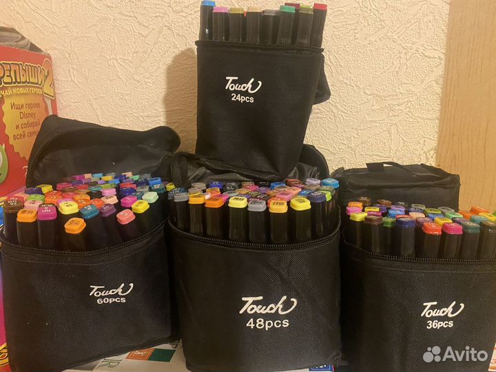 Маркеры для скетчинга 24,36,48,60,80шт