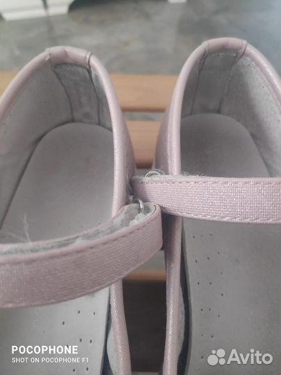 Туфли для девочки 34 кожа