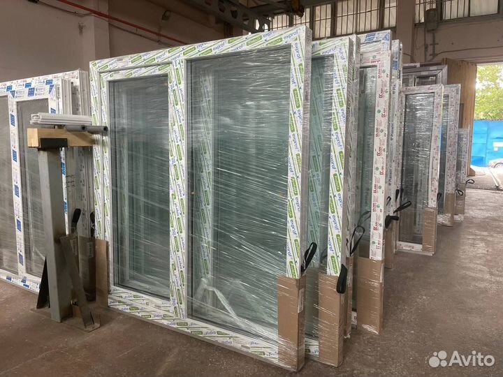 Пластиковые окна KBE новые 1300х1400 со склада