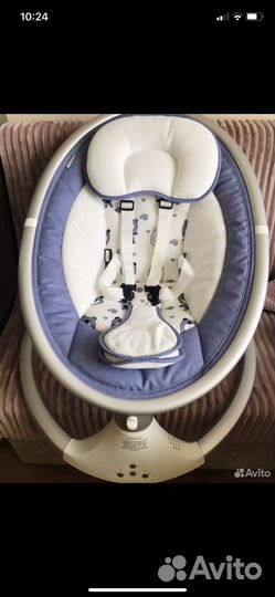 Электрокачели-шезлонг для новорожденных tommy бу