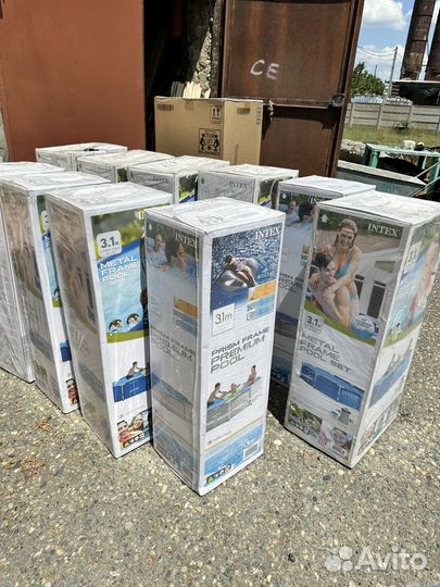 Каркасный бассейн intex детский