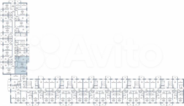 2-к. квартира, 75,3 м², 4/17 эт.