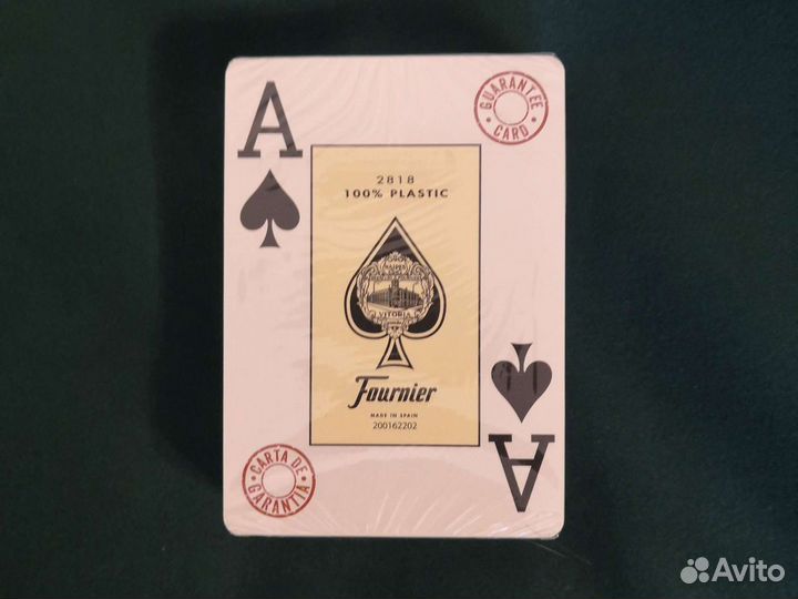 Пластиковые карты для покера-Fournier 2818