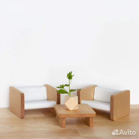 Игрушечная мебель для кукольного домика