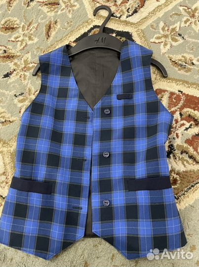 Жилетка для девочки в школу, размер 140