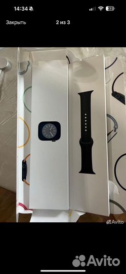 Часы apple watch 8 41 mm starlight