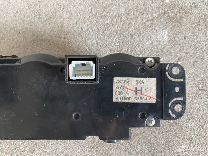 Блок управления отопителем mitsubishi lancer 10