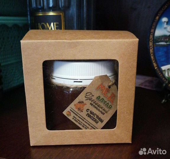 Гречичный мёд фасованый и в кубах