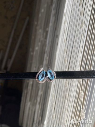 Серьги серебро