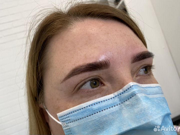 Архитектура и окрашивание бровей, окрашивание ресн