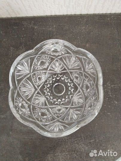 Салатник хрустальный