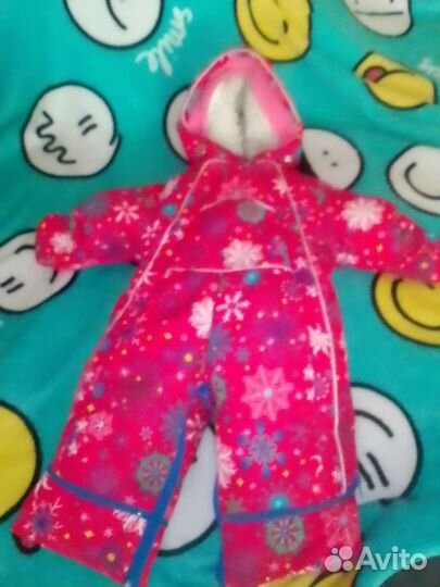 Комбинезон демисезонный 80 новый и ходунок