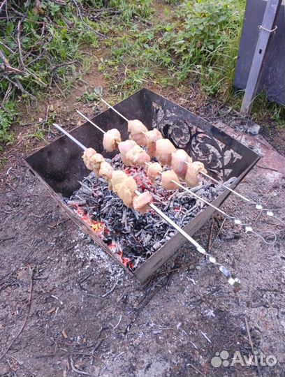 Костровая чаша с крышкой