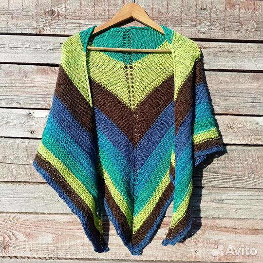 Шаль платок бактус ручная работа