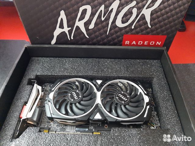 Видеокарта RX 580 8Gb MSI Armor