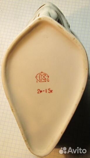 Статуэтки СССР рыбка салфетница и графин петушок