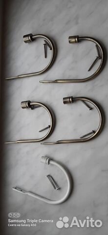 Металлический настенный держатель для штор