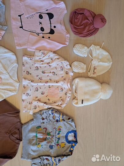 Вещи пакетом на девочку 62 68 74