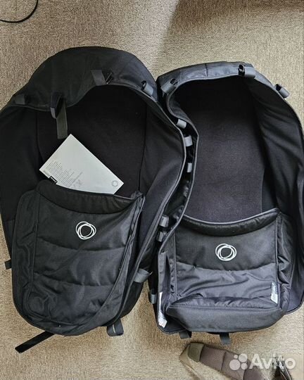 Коляска для двойни 2в1 Bugaboo Donkey 5 Twin black