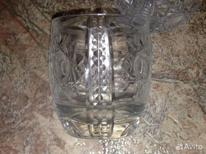 Рюмки хрустальные СССР бочонки