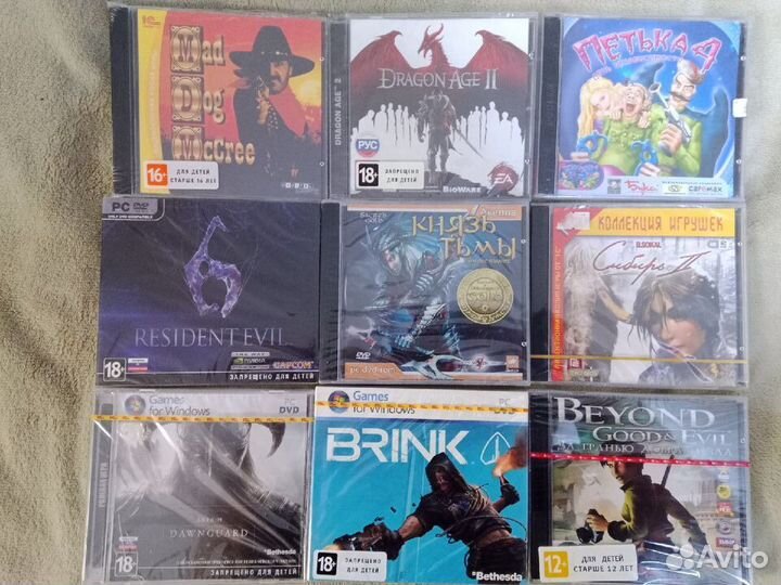 Запечатанные PC игры для коллекционеров