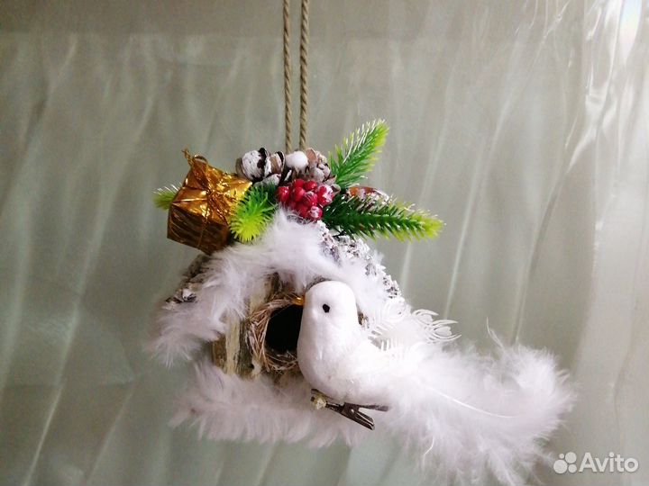 Новогодняя игрушка на елку поделка