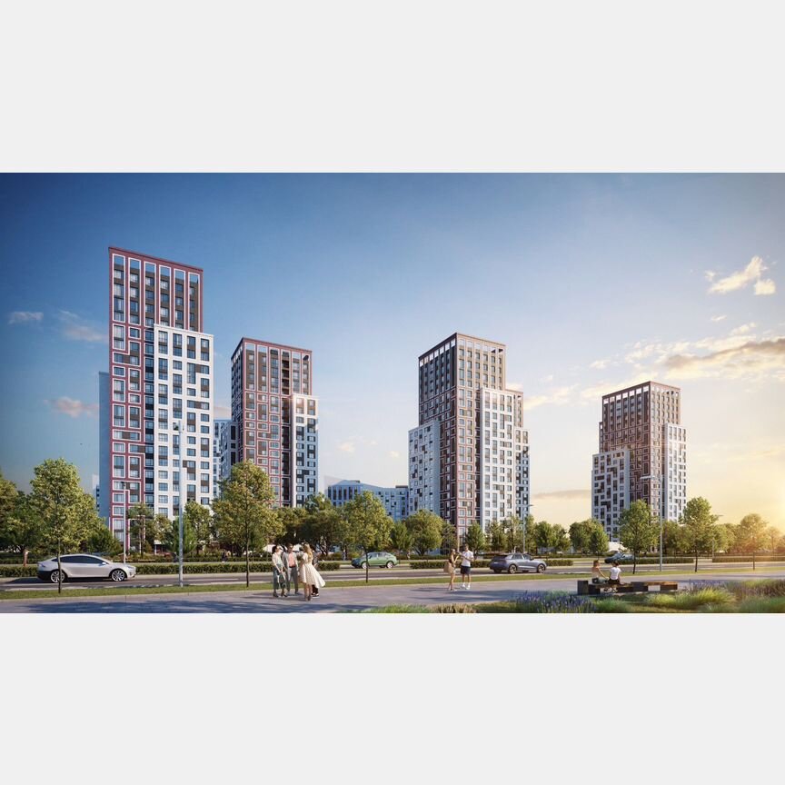 2-к. квартира, 99,9 м², 16/22 эт.