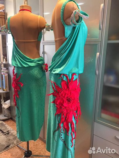 Платье латина бальные танцы