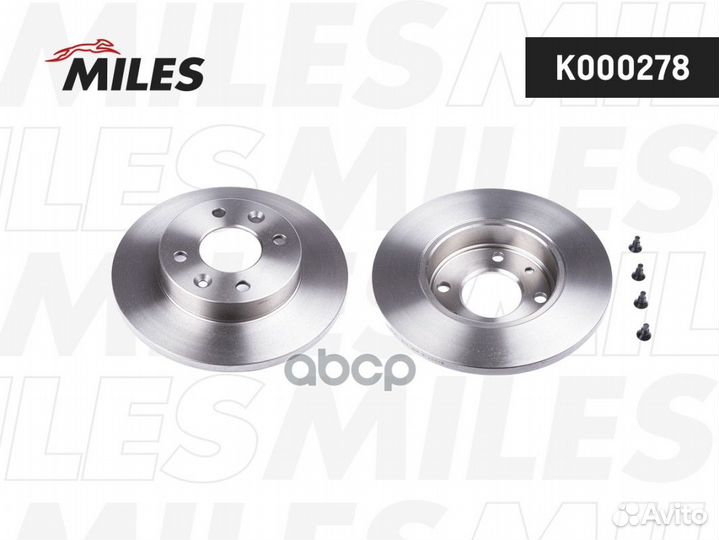 Диск тормозной передний K000278 Miles